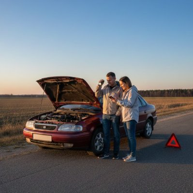 🚗 Yolda Kaldığınızda Panik Yapmamak İçin 5 İpucu